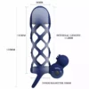 Pretty Love – Giann anneau vibrateur avec gaine en silicone bleu – vue 4 – Sextoys