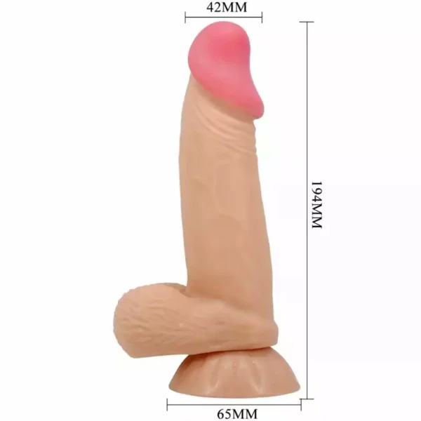 Pretty Love – Gode réaliste série sliding skin avec ventouse sliding skin 19,4 cm – vue 6 Pretty Love – Gode réaliste série sliding skin avec ventouse sliding skin 19,4 cm – vue 6 – Sextoys