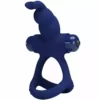 Pretty Love – Luchito double anneau vibrant lapin bleu – Sextoys