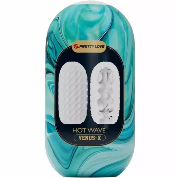 Pretty Love – Masturbateur pour homme en silicone hot wave blanc – vue 4 – Sextoys