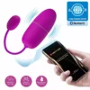 Pretty Love – Oeuf vibrant nymphe APP contrôlé violet – Sextoys