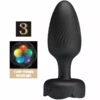 Pretty Love – Osborn plug anal avec lumière LED noir 9,8 cm – Sextoys