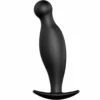 Pretty Love – Plug anal en silicone e 11.7 cm noir – Sextoys