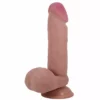 Pretty Love – Série sliding skin gode réaliste avec ventouse sliding skin flesh 20,5 cm – Sextoys