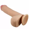 Pretty Love – Série sliding skin gode réaliste avec ventouse sliding skin flesh 23,4 cm – Sextoys