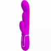Pretty Love – Shania triple rabbit vibrateur multifonction rose – Vibromasseurs
