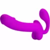 Pretty Love – Stimulateur double strap-on kelpie violet – Stimulateurs clitoridiens