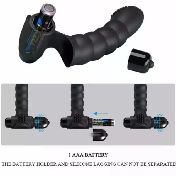 Pretty Love – Vibrateur doigt alexander 10 vibrations noir – vue 5 – Vibromasseurs pour les doigts