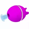 Pretty Love – Vibrateur rond en silicone gemini ball violet – Vibromasseurs
