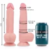 Rock Army – Gode en silicone liquide premium spitfire 21 cm -o- 4.62 cm – Sextoys