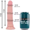 Rock Army – Liquide silicone premium avenger realistic 19 cm -o- 3.98 cm – Sextoys
