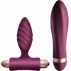 Rocks-Off – Kit desire vibrateur torsadé + plug anal – Sextoys