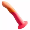 Romp – Dizi godemichet en silicone avec ventouse tricolé 18 cm – Sextoys