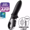 Satisfyer – Application de vibrateur anal hot passion noir – Vibromasseurs high-tech