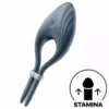 Satisfyer – Vibrateur anneau duelist gris – Sextoys