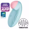 Satisfyer – Vibrateur poser tropical tip bleu – Vibromasseurs