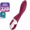 Satisfyer – Vibrateur pour point g thrill chauffant – Stimulateurs clitoridiens