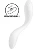 Satisfyer – Vibrateur spot g rrrolling pleasure blanc – Stimulateurs clitoridiens