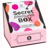 Secretplay – Coffret de plaisirs pour couples : dés + balle vibrante + stylo à plume – Jeux coquins