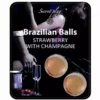 Secretplay – Ensemble de boules brésiliennes fraise et champagne – Lubrifiants & massage