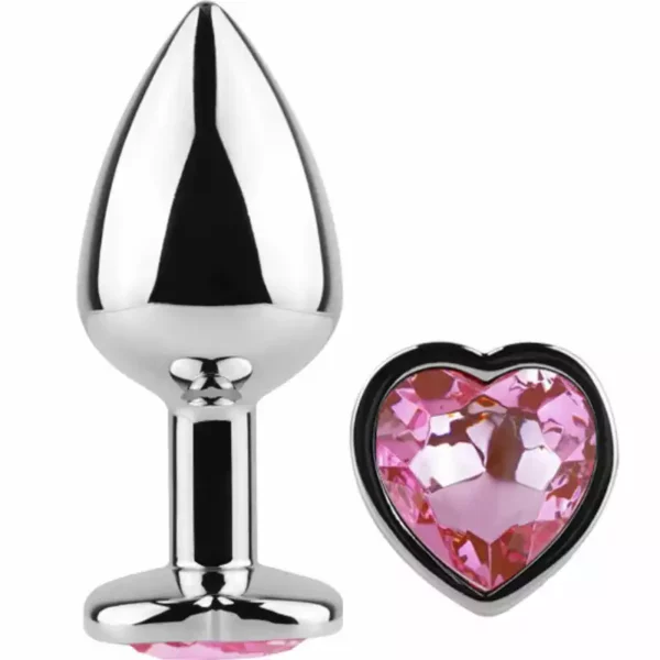 Secretplay – Plug anal en métal coeur fuchsia petite taille 7 cm Secretplay – Plug anal en métal coeur fuchsia petite taille 7 cm – Sextoys