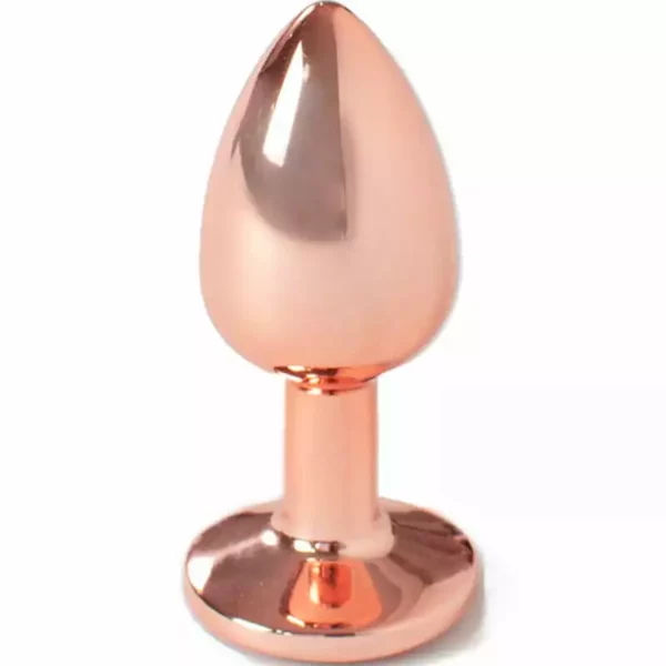 Secretplay – Plug anal en métal or rose petite taille 7 cm Secretplay – Plug anal en métal or rose petite taille 7 cm – Sextoys