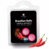 Secretplay – Set 2 balles brésiliennes triple effet – Lubrifiants & massage