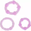 Seven Creations – Ensemble de trois anneaux pénis lilas – Sextoys