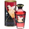Shunga – Huile de massage effet chaleur fraises et cava 100 ml – Lubrifiants & massage