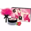 Shunga – Kit de poudre de massage comestible framboise – Bien-être intime