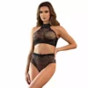 Subblime – 952082 ensemble resille avec strass noir – Lingerie sexy