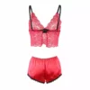 Subblime – 953898 chemisier de nuit en soie et dentelle + culotte rouge – vue 6 Subblime – 953898 chemisier de nuit en soie et dentelle + culotte rouge – vue 6 – Lingerie sexy