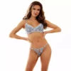 Subblime – 957629 ensemble soutien-gorge et culotte brodés de fleurs bleu ciel – Lingerie sexy