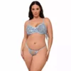 Subblime – 957636 ensemble soutien-gorge et culotte brodés de fleurs bleu ciel – Lingerie sexy