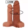 Virilxl – Extension de pénis marron en silicone liquide v9 – Sextoys
