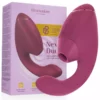 Womanizer – Duo next stimulateur clitorial et de point g double rose foyer – Stimulateurs clitoridiens