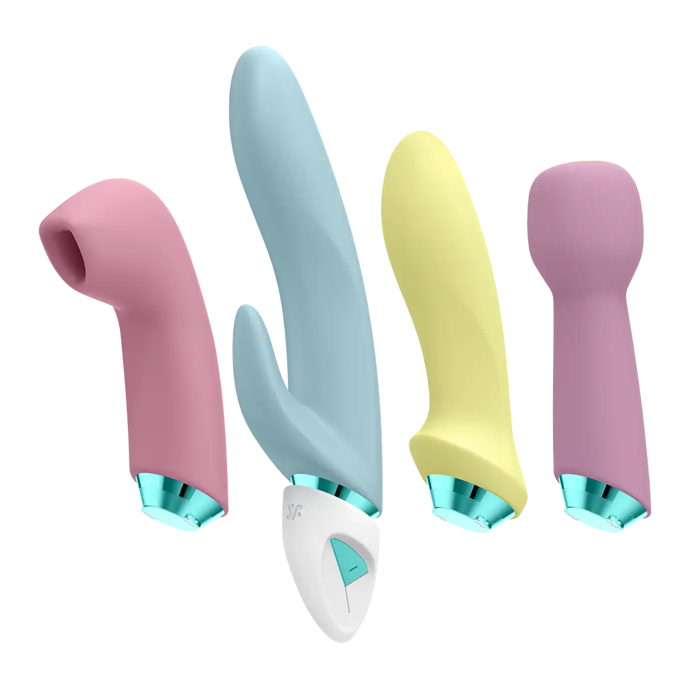 sextoys en silicone de formes et couleurs différentes